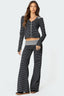 Meggy Striped Foldover Pants