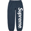 SUPREME Trendy SWEATPANTS Street Street Trendy Men's Loose Velvet Waist Pants Leg Tight Sports Pants Casual (9)