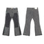 Gallery Dept Grey‑Black Patch‑Splice Flare Jeans