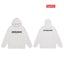 Cross border high version trendy brand Supreme letter printed hooded sweatshirt jacket, classic BOX looped hoodie for men and women (2)