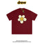 Drew House Daisy Smiley Graphic Oversized Cotton T-Shirt, Burgundy