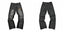 Gallery Dept Dark Washed Text Print Jeans