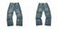 Gallery Dept Ripped Distressed Blue Jeans