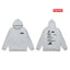 Cross border high version trendy brand Supreme letter printed hooded sweatshirt jacket, classic BOX looped hoodie for men and women (15)
