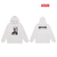 Cross border high version trendy brand Supreme letter printed hooded sweatshirt jacket, classic BOX looped hoodie for men and women (71)