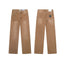 Gallery Dept Brown Vintage‑Wash Straight Jeans