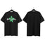 Palm Angels Graffiti Star Logo T-Shirt - Green