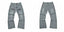 Gallery Dept Pocket Print Washed Blue Jeans