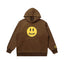 Drew House Mascot Smiley Logo Brown Unisex Oversized Fleece Hoodie