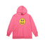 Drew House Mascot Smiley Logo Hot Pink Unisex Oversized Fleece Hoodie