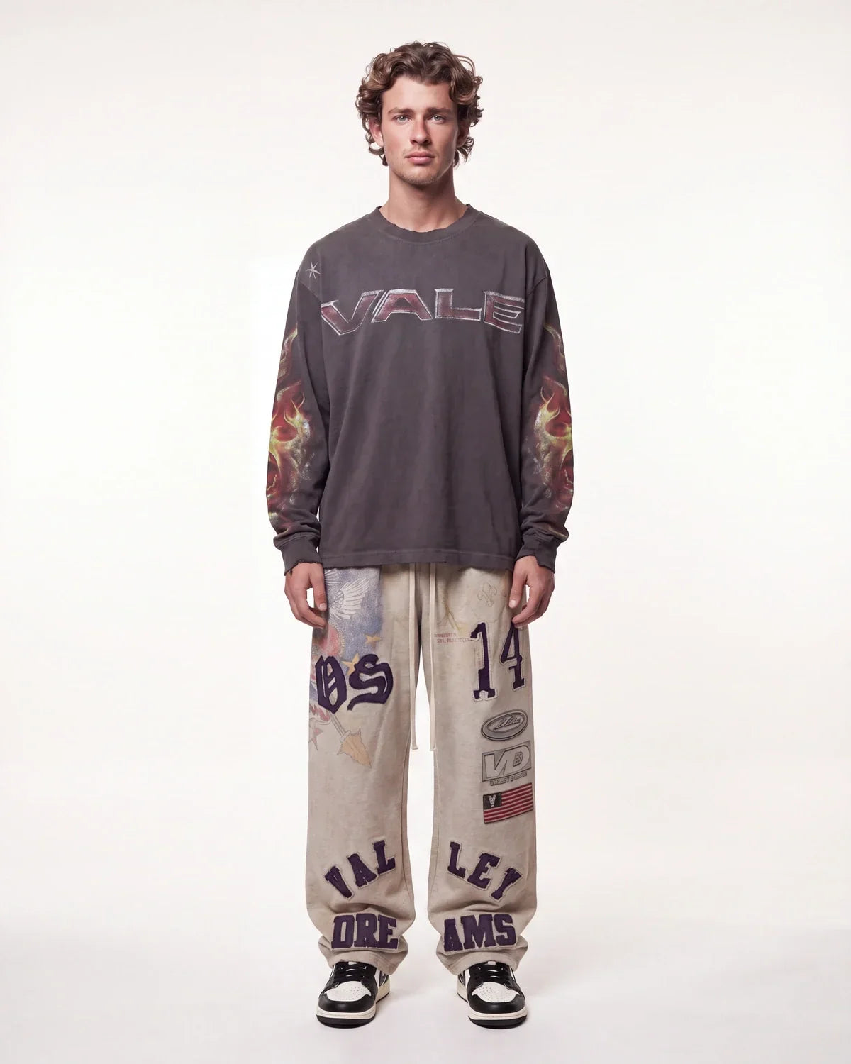 Vale Forever Crash Sweatpants — Dirty Grey