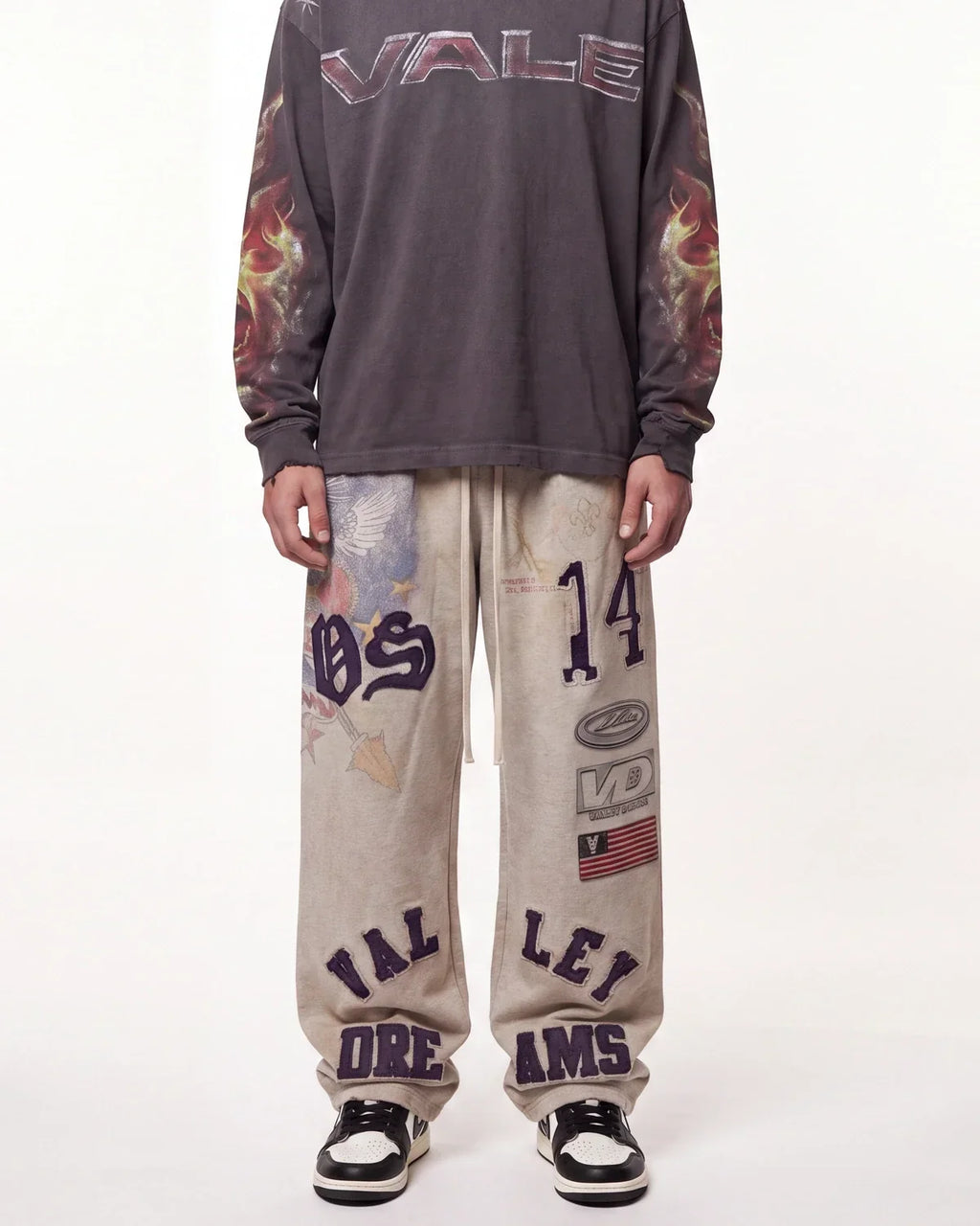 Vale Forever Crash Sweatpants — Dirty Grey