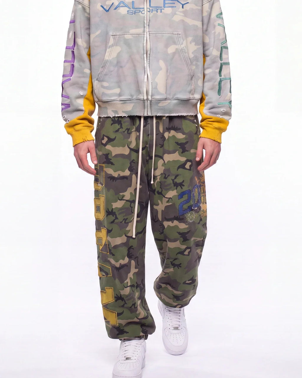 Vale Forever Kamo 2000 Sweatpants — Green Camo