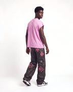 Vale Forever Croxxx Leather Pants — Bubblegum (Black / Pink)