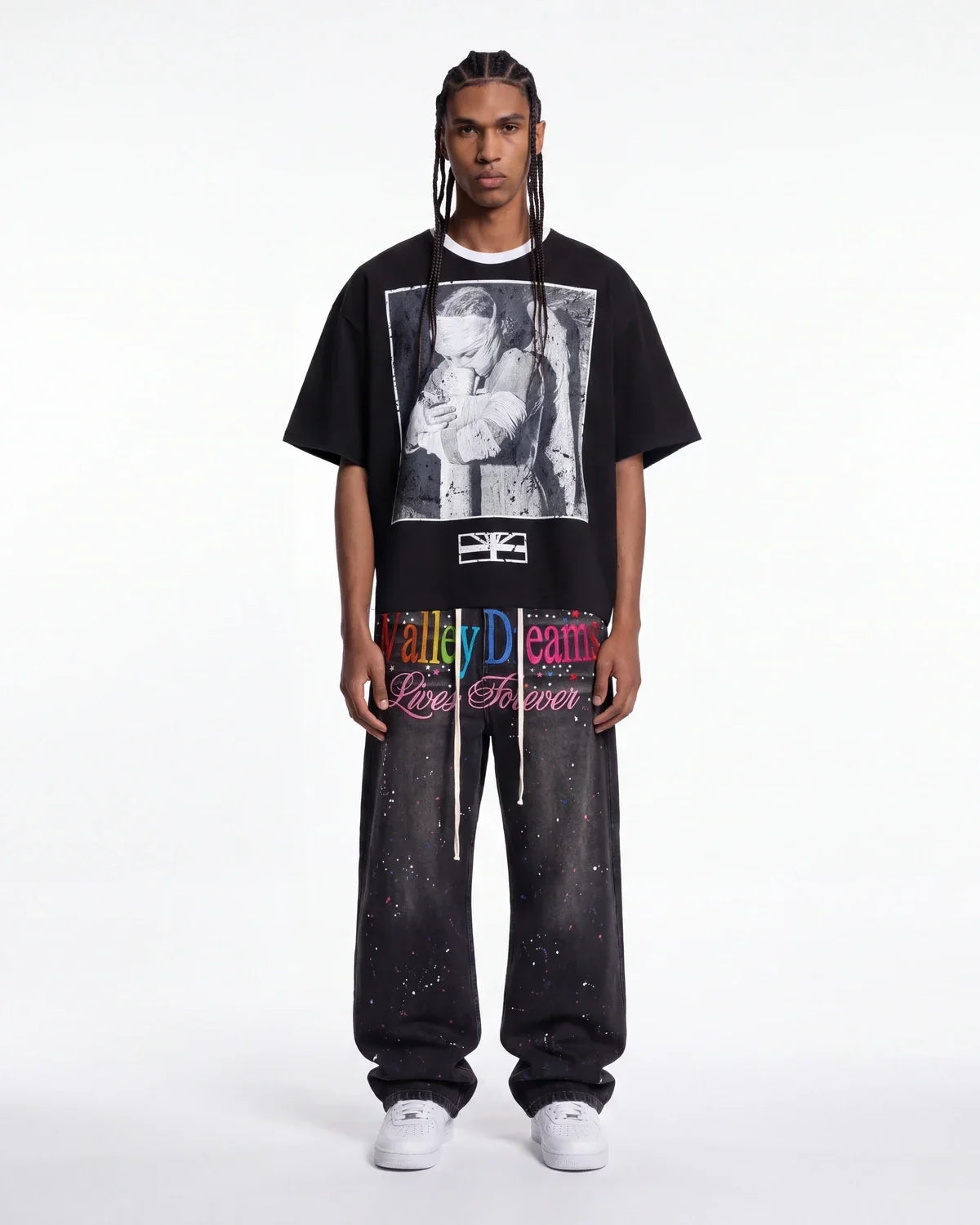 Vale Forever Ice Cream Denim Pants — Black