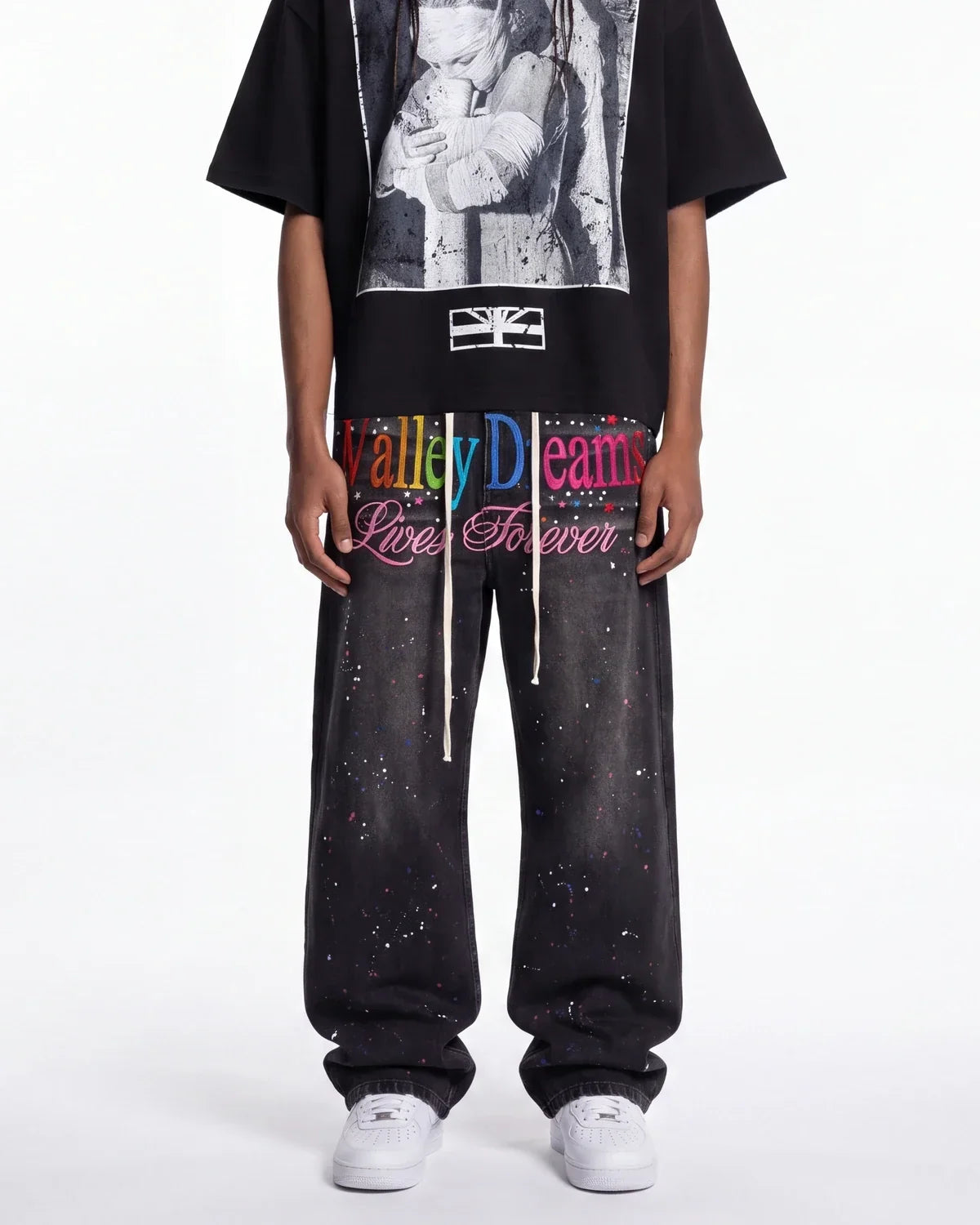 Vale Forever Ice Cream Denim Pants — Black