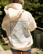"Live in the Moment" Hoodie in Sand