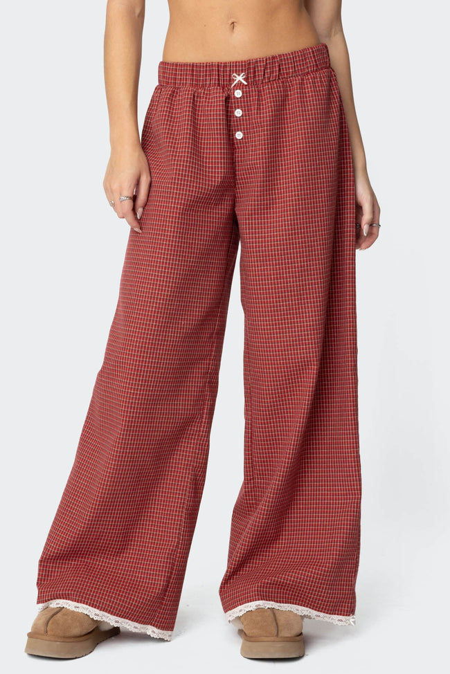 Dakota Plaid Pants Main Image