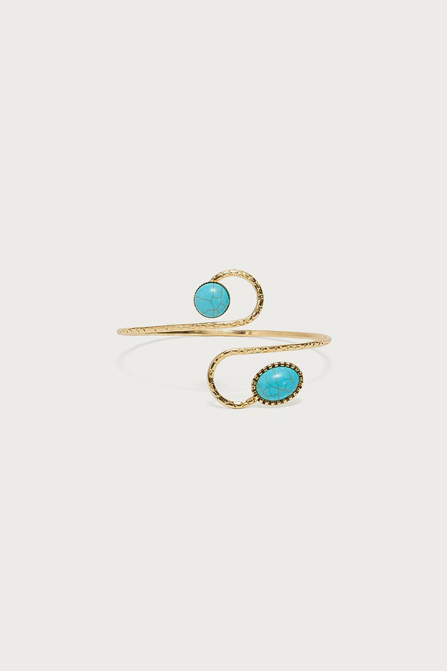 Stone Spiral Arm Cuff Main Image
