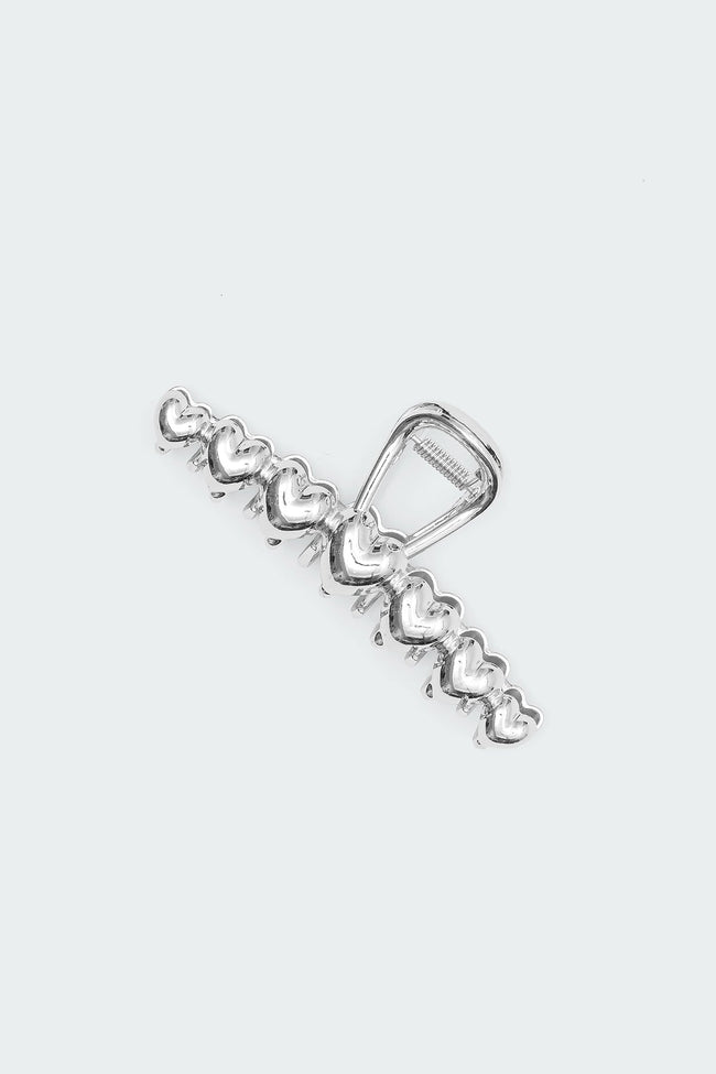 Metal Heart Claw Clip Main Image