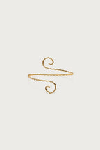 Spiral Twisted Arm Cuff