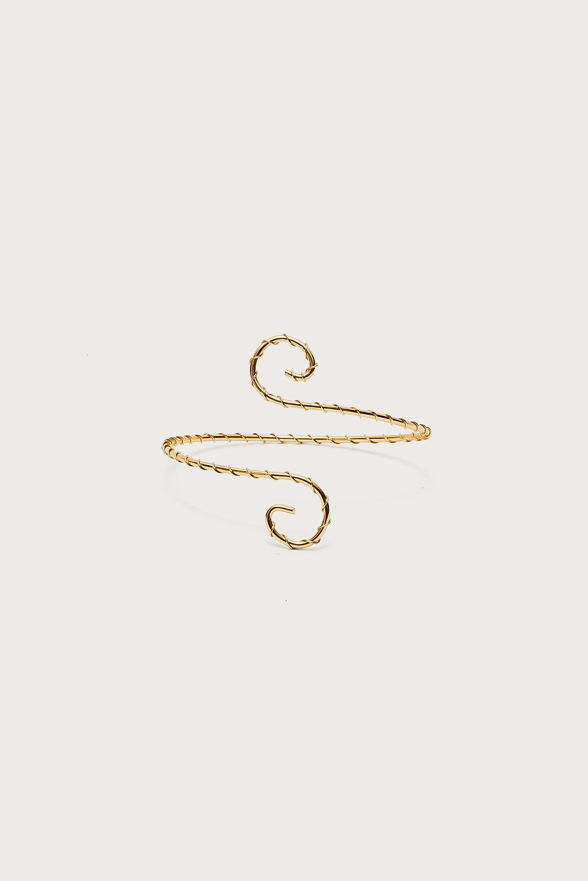Spiral Twisted Arm Cuff