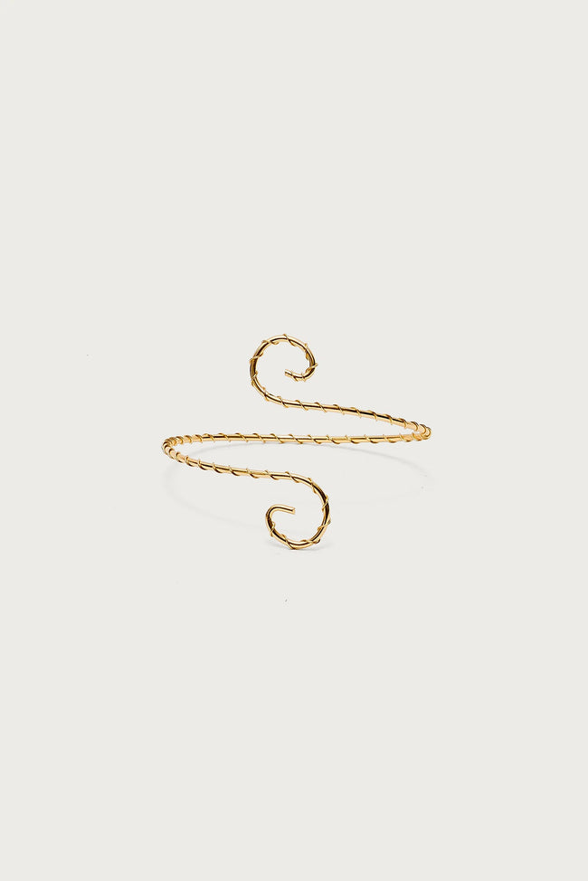 Spiral Twisted Arm Cuff Main Image