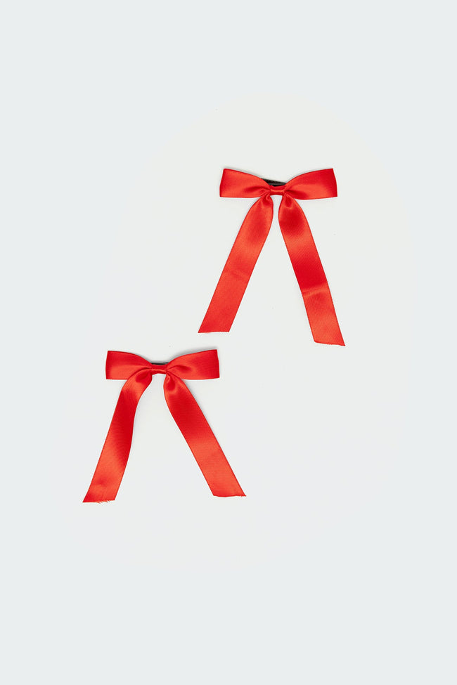 Ribbon Bow Hair Clip Pack Main Image