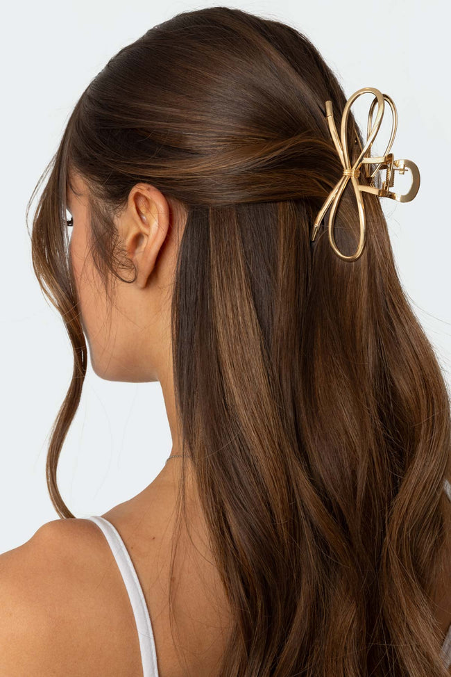 Pretty Bow Hair Clip Hover Image