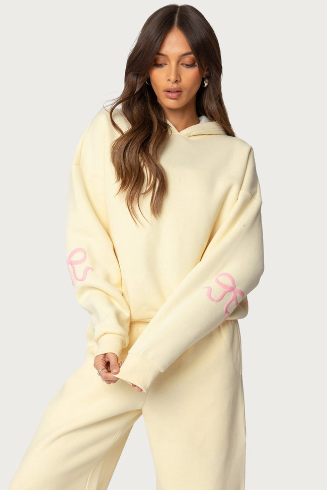 Bonney Bow Detail Hoodie Hover Image