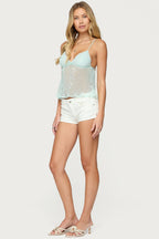 Jagger Low Rise Denim Shorts