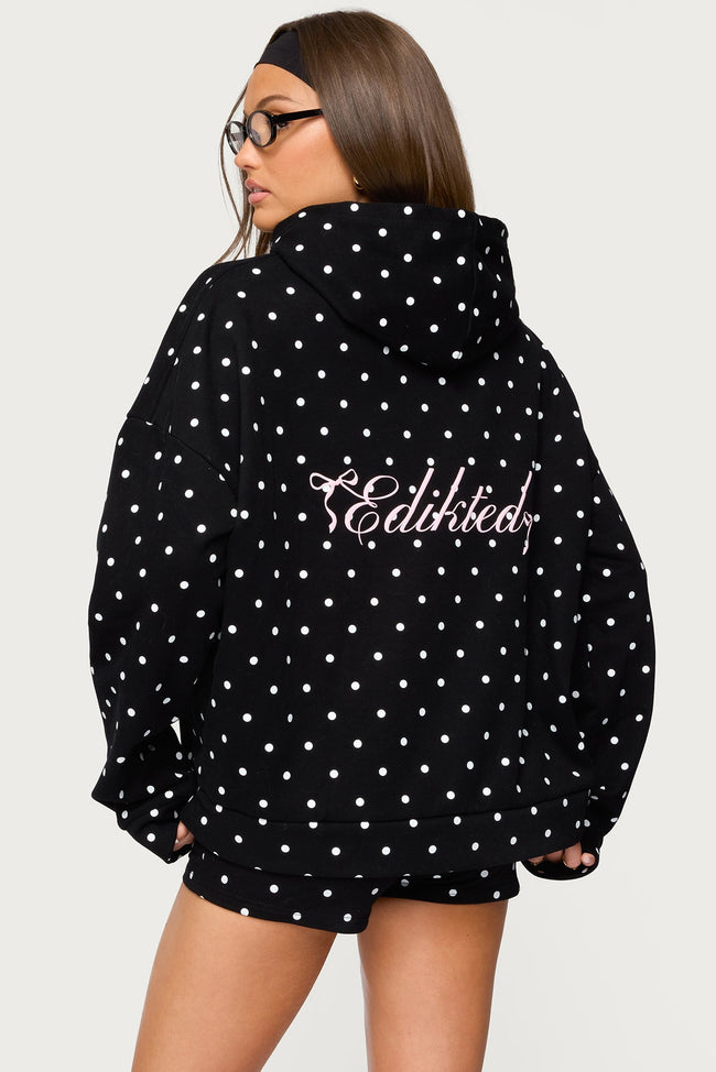 Chelsie Polka Dot Hoodie Main Image