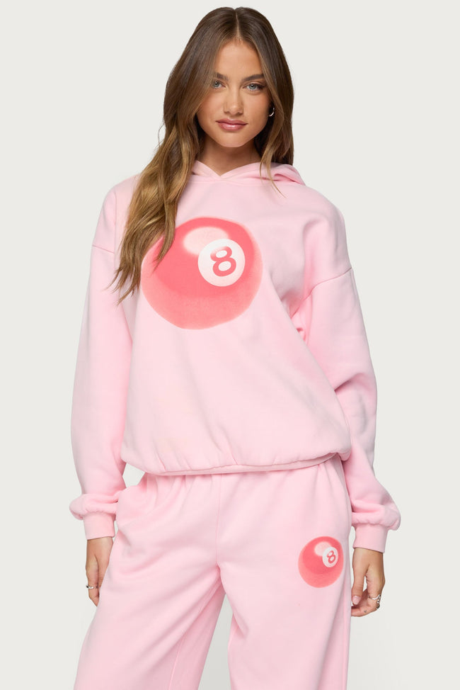 Lucky 8 Oversized Hoodie Hover Image