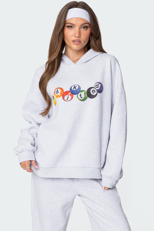 Billiard Oversized Hoodie Hover Image