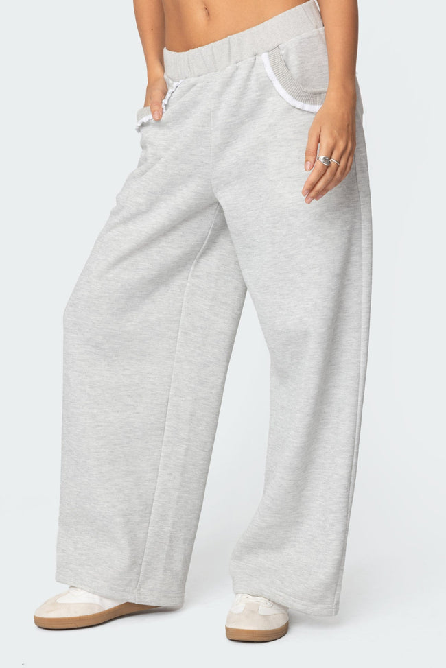 Ashtin Ruffle Trim Sweatpants Main Image