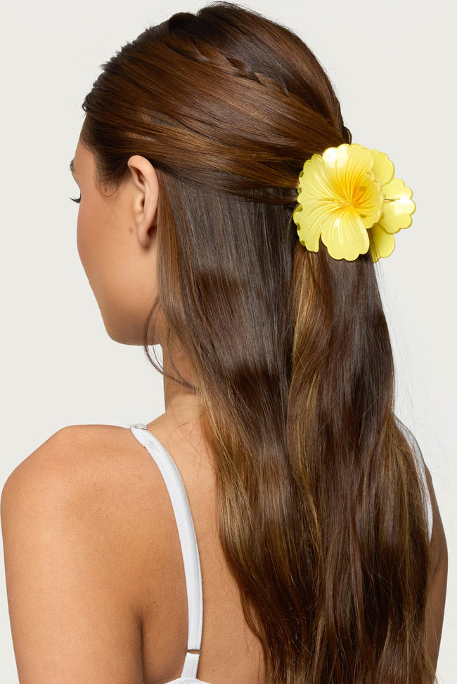 Hibiscus Flower Claw Clip Hover Image