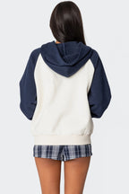 Raglan Bow Oversized Hoodie