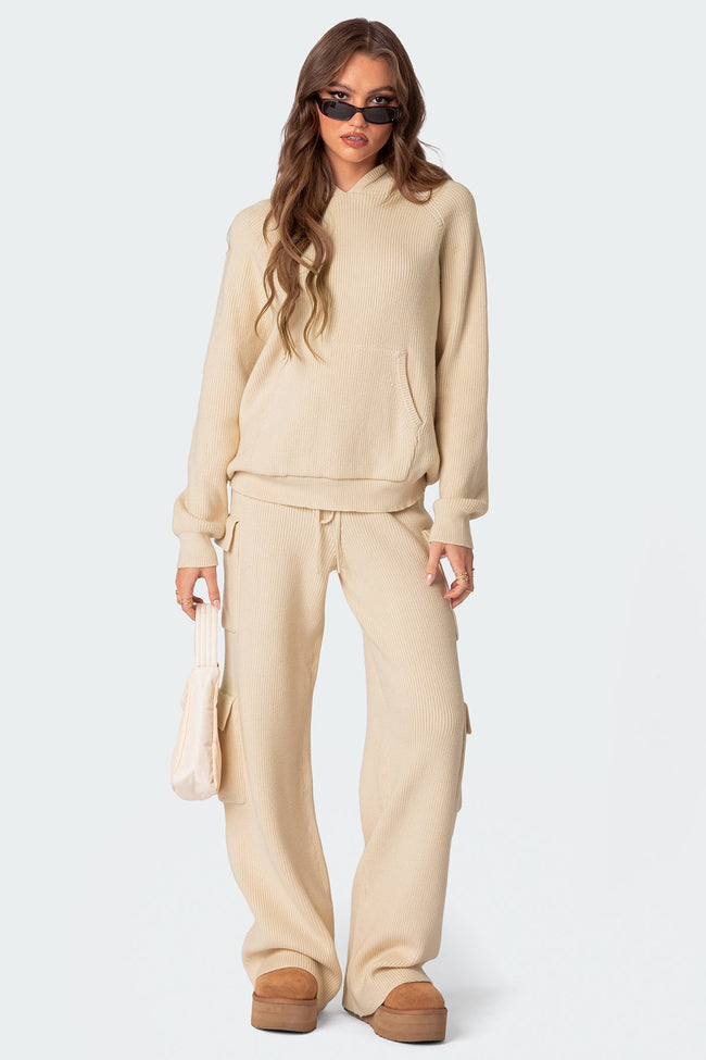 Wynter Oversized Knit Hoodie Main Image
