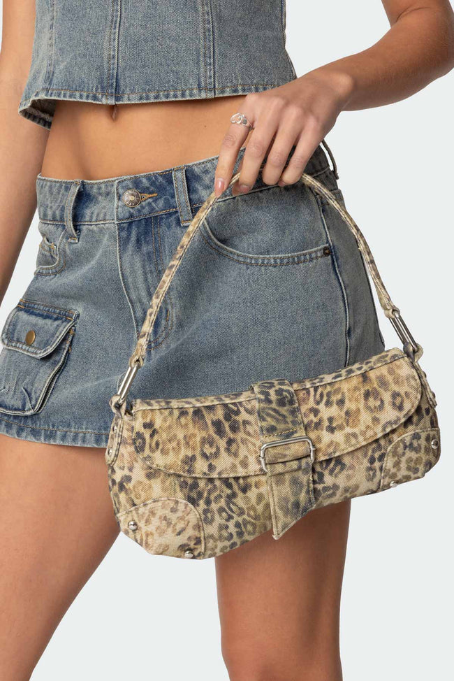 Leopard Asymmetric Bag Hover Image