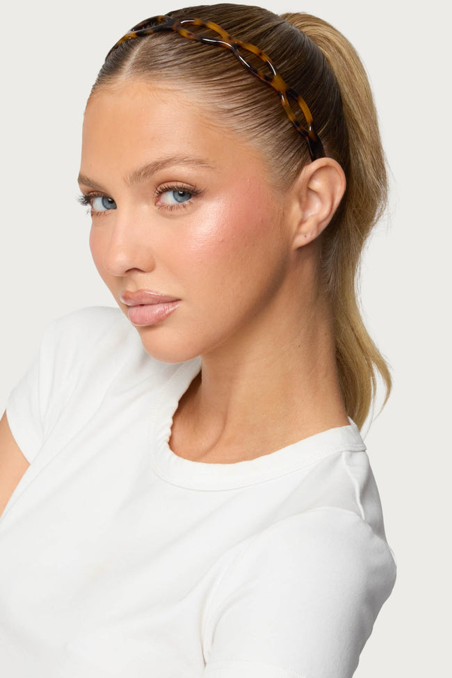 Oval Tortoise Headband Hover Image
