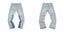 Gallery Dept Spliced Side‑Panel Washed Jeans