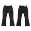 Gallery Dept Black Flare Paint‑Splatter Jeans