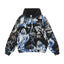 Foreign Trade Fashion Vale Retro Printed Coat High Street Trendy Casual Hip Hop Fashion Men's and Women's Hooded Cardigan Sweatshirt (2)
