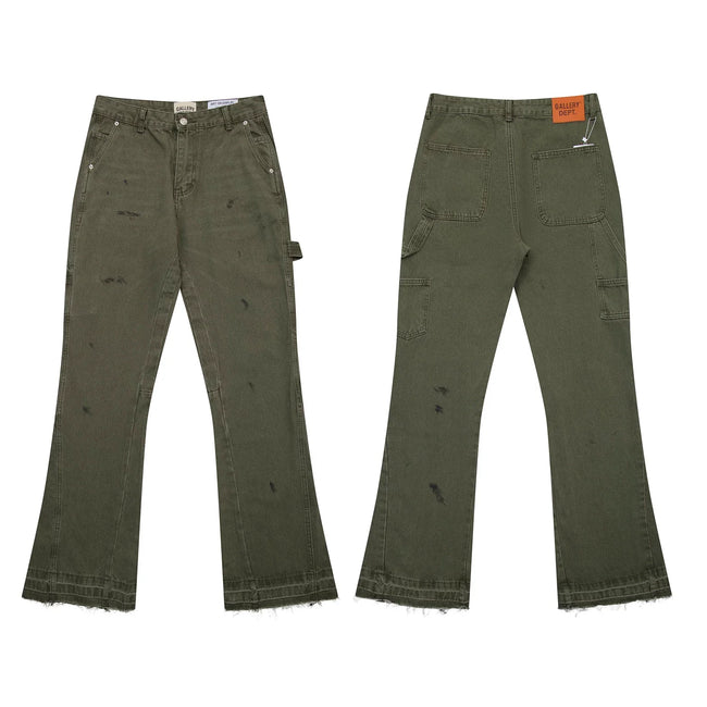 Gallery Dept Olive Green Carpenter Jeans Hover Image