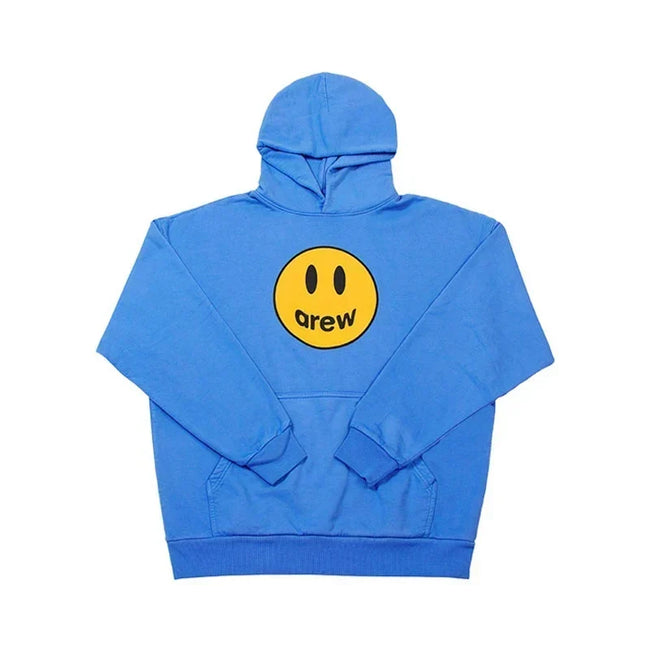 Drew House Smiley Face Pullover Hoodie, Bright Blue Hover Image
