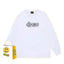 Drew White Smiley Graphic Relaxed-Fit Cotton Long-Sleeve