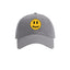 Drew House Smiley Face Baseball Cap, Heather Grey