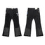 Gallery Dept Black Splice Paint‑Speck Flare Jeans