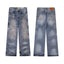 Gallery Dept Multi‑Distressed Paint‑Splatter Jeans