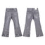 Gallery Dept Grey‑Wash Paint‑Splatter Flare Jeans